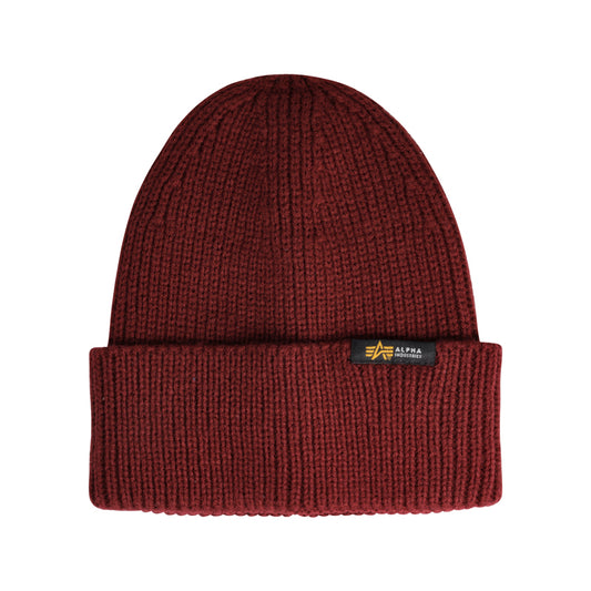 AI FISHERMAN BEANIE - BURGANDY
