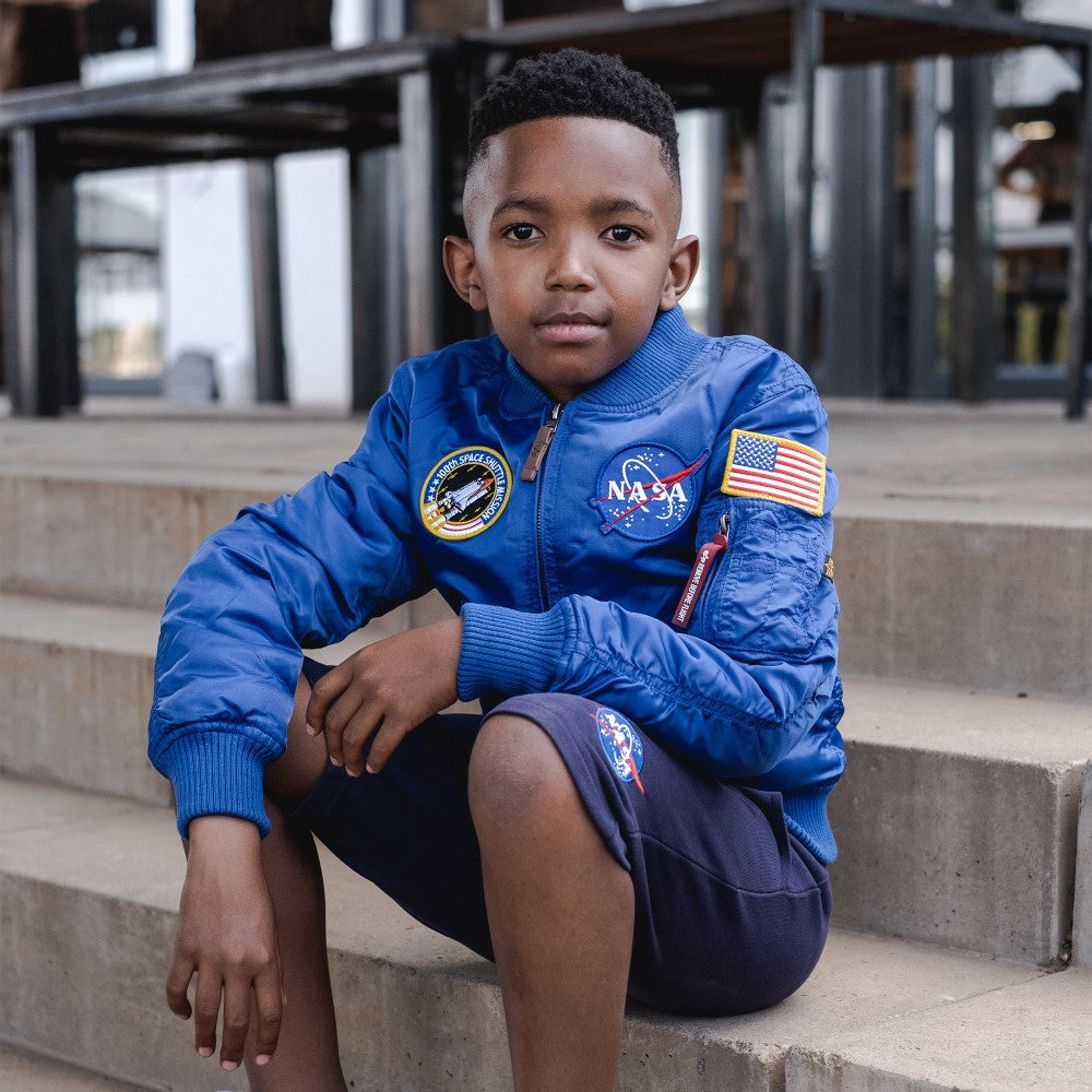 Alpha industries hotsell nasa blue