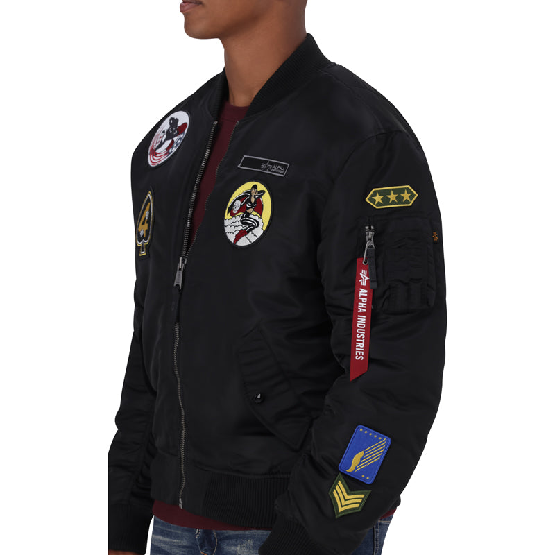 MA-1 PATCH - BLACK/YELLOW