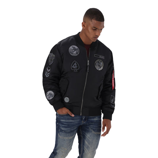 MA-1 PATCH - BLACK/BLACK