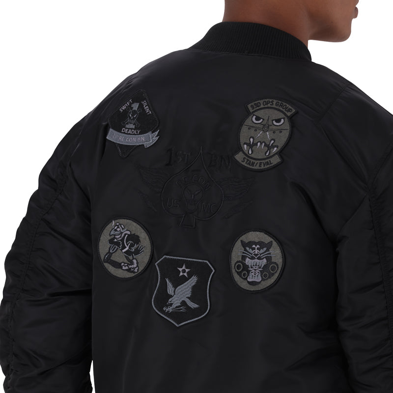 MA-1 PATCH - BLACK/BLACK