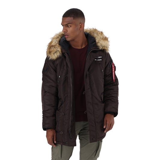 N3B PARKA JACKET - HUNTER BROWN