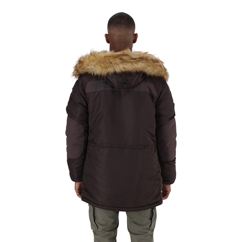 N3B PARKA JACKET - HUNTER BROWN