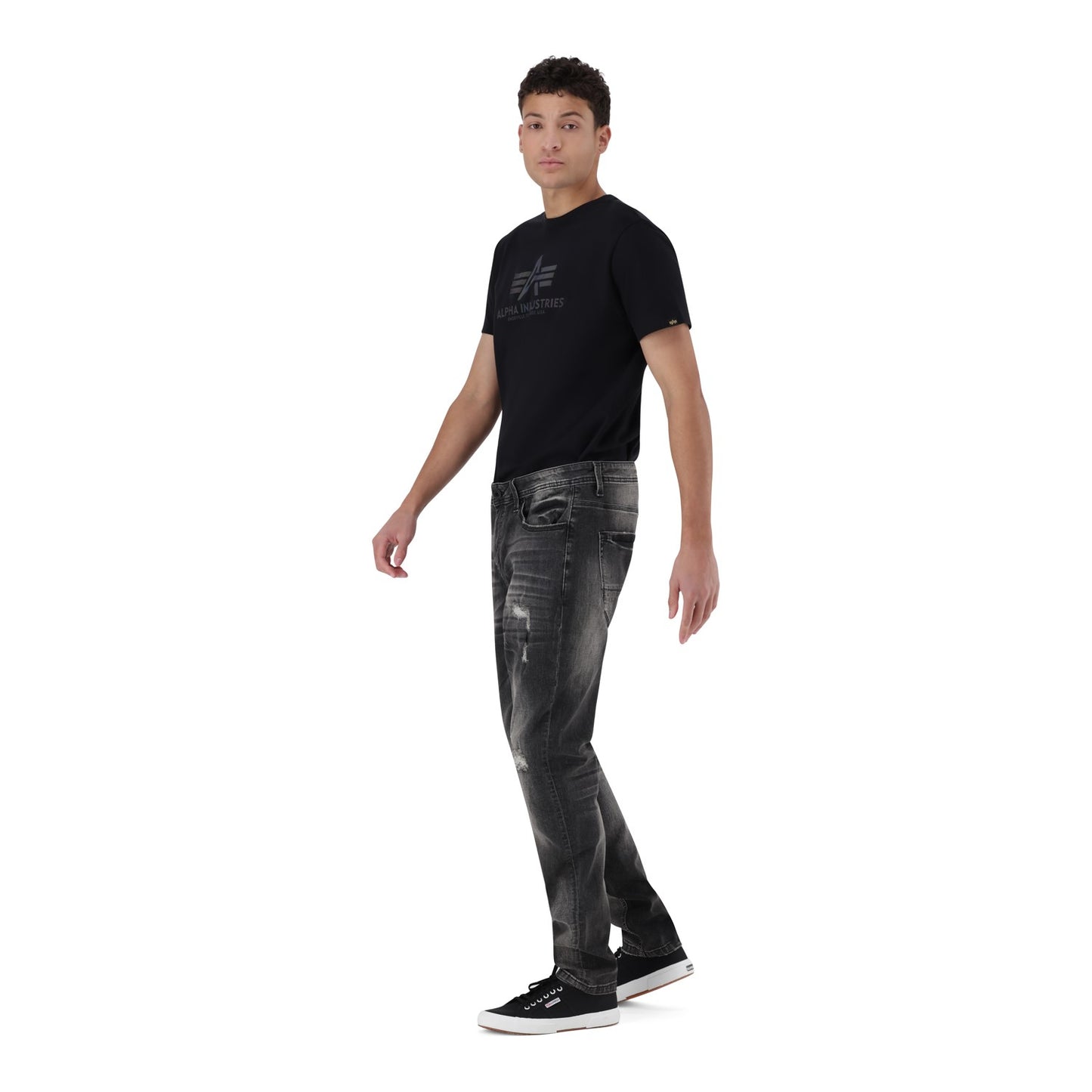 TEXAS 2 STRETCH DENIM - Black