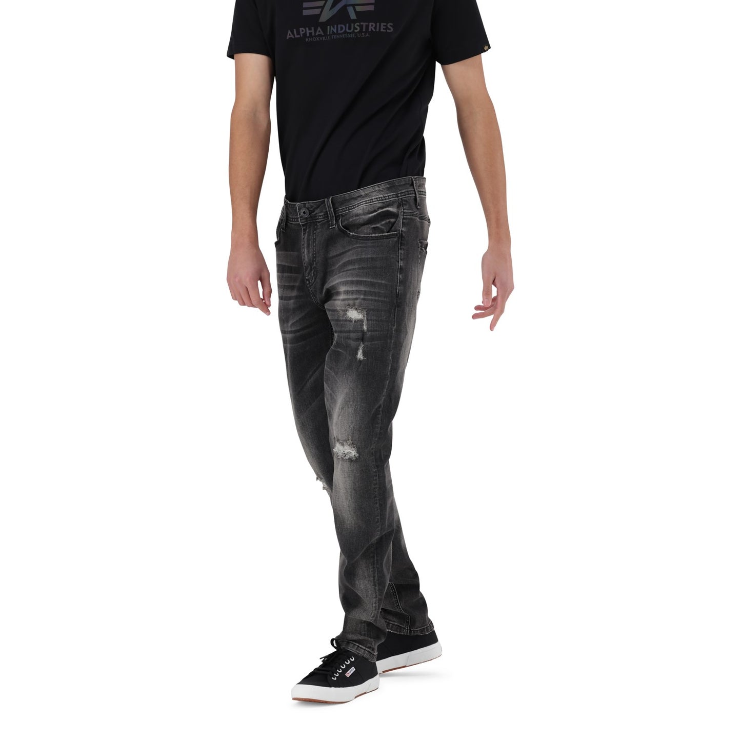 TEXAS 2 STRETCH DENIM - Black