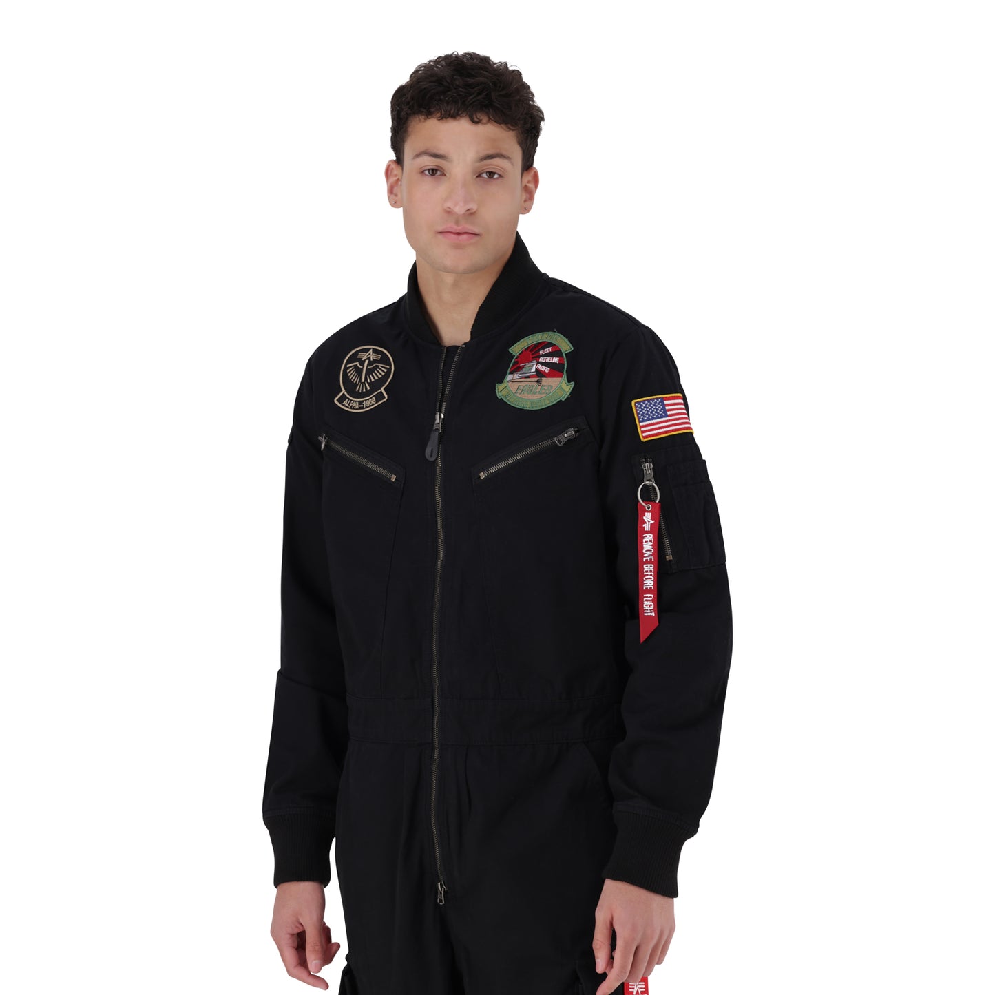 AI Cotton Flightsuit - Black