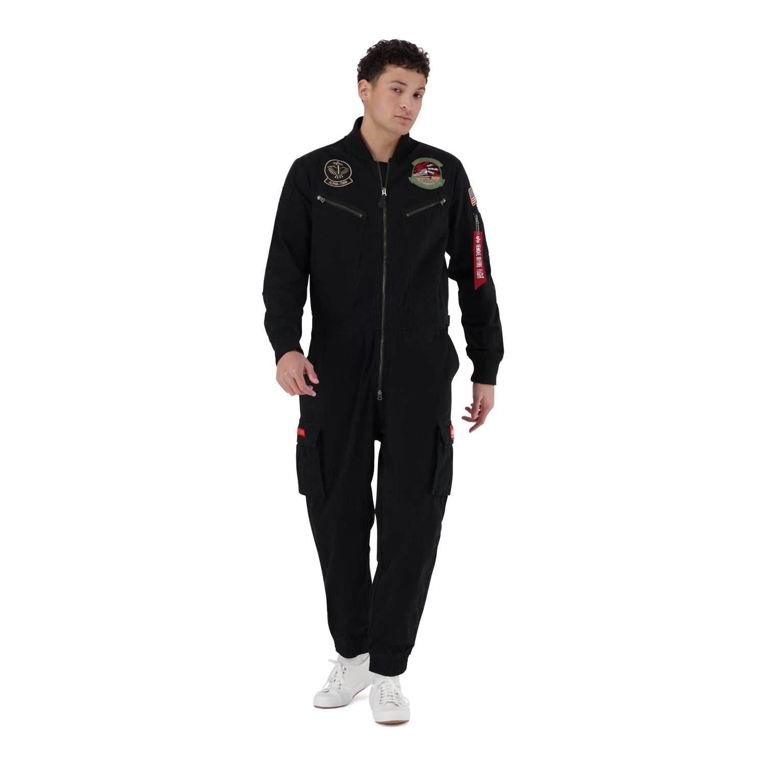 AI Cotton Flightsuit - Black