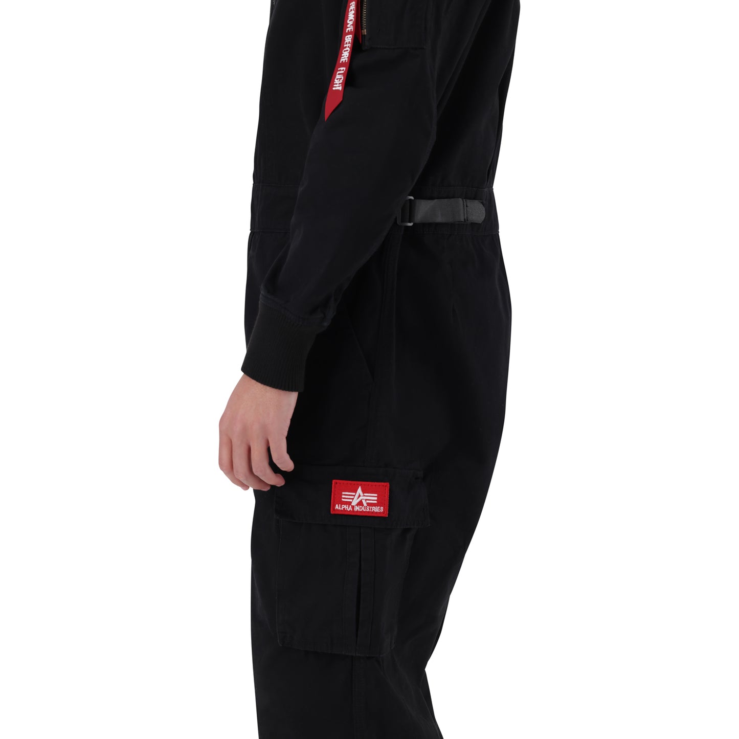 AI Cotton Flightsuit - Black