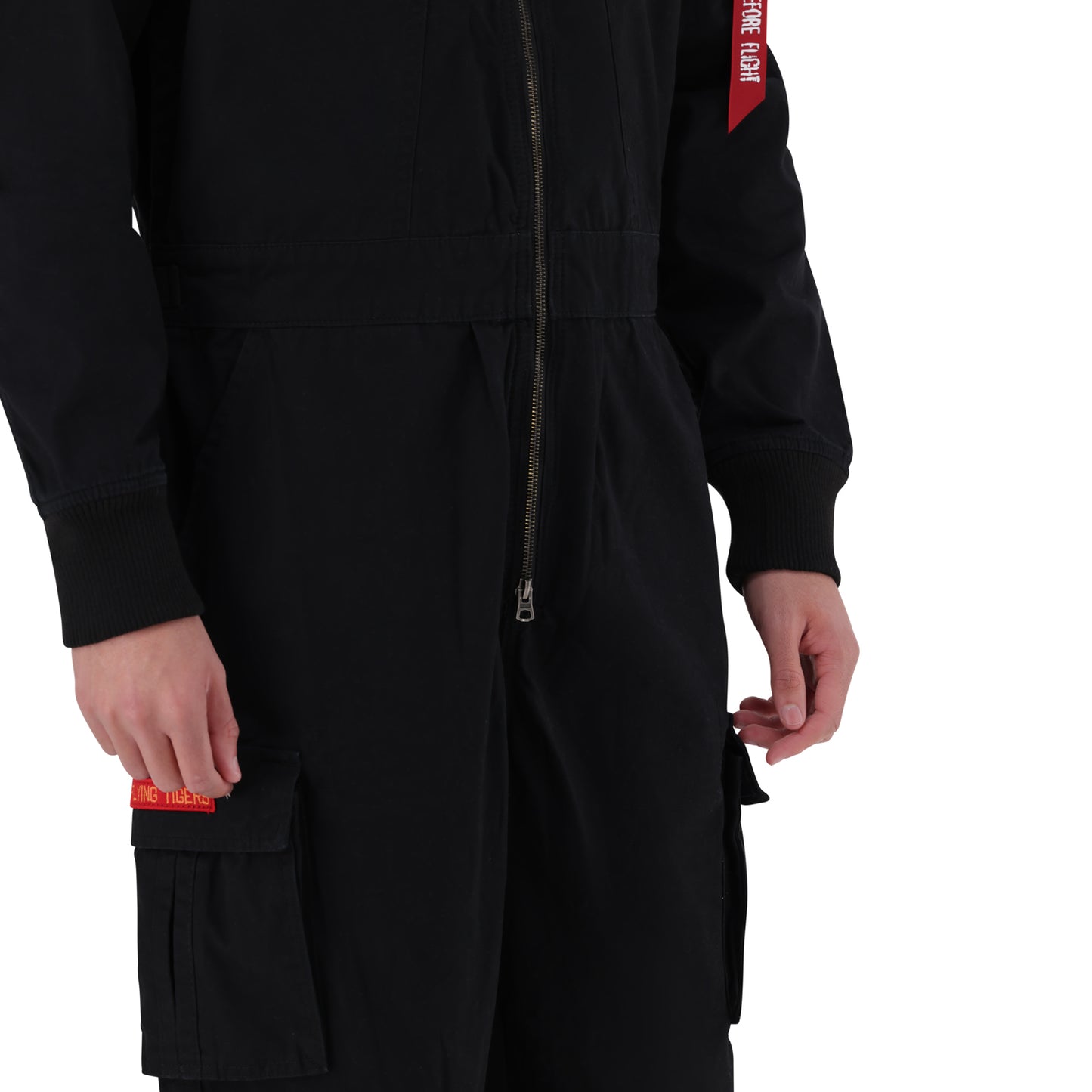 AI Cotton Flightsuit - Black