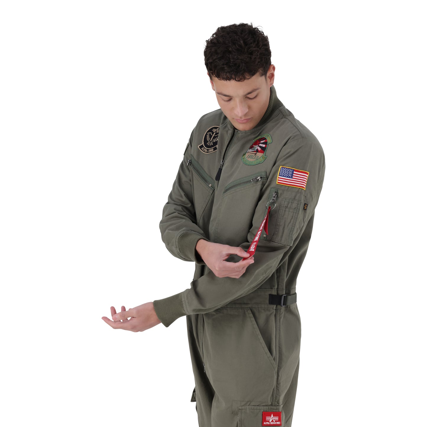 AI Cotton Flightsuit - Sage