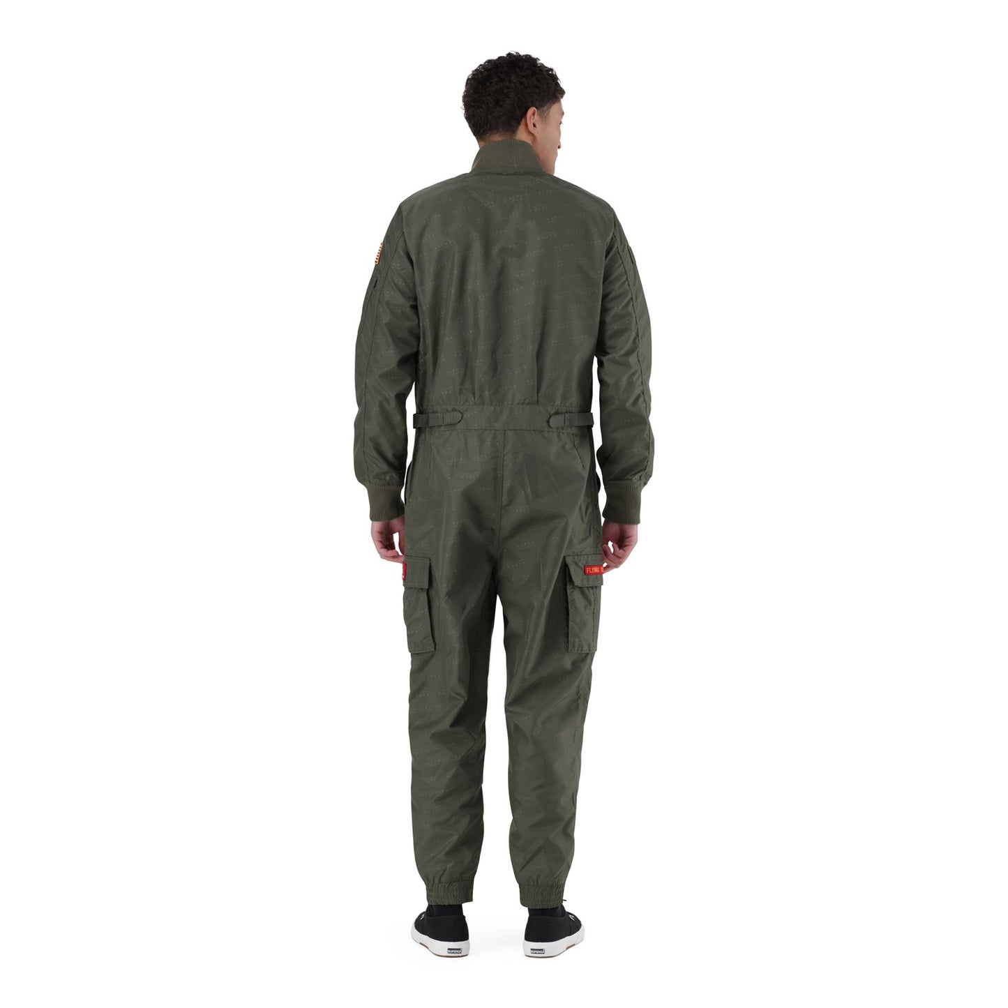 AI NYLON AOP FLIGHTSUIT - Sage