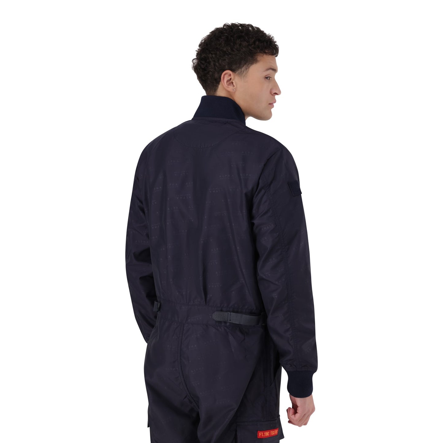 AI NYLON AOP FLIGHTSUIT - Navy