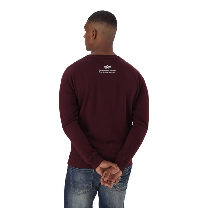 AI GRAPHIC SWEAT - BURGANDY