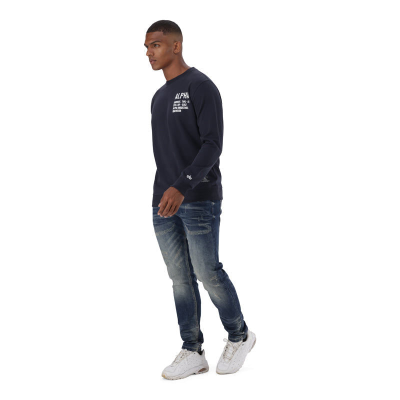 AI GRAPHIC SWEAT - Navy