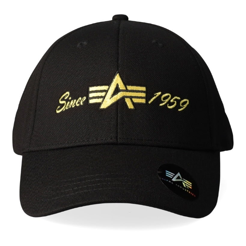 ALPHA 59 FLEX PEAK CAP - BLACK ONE SIZE