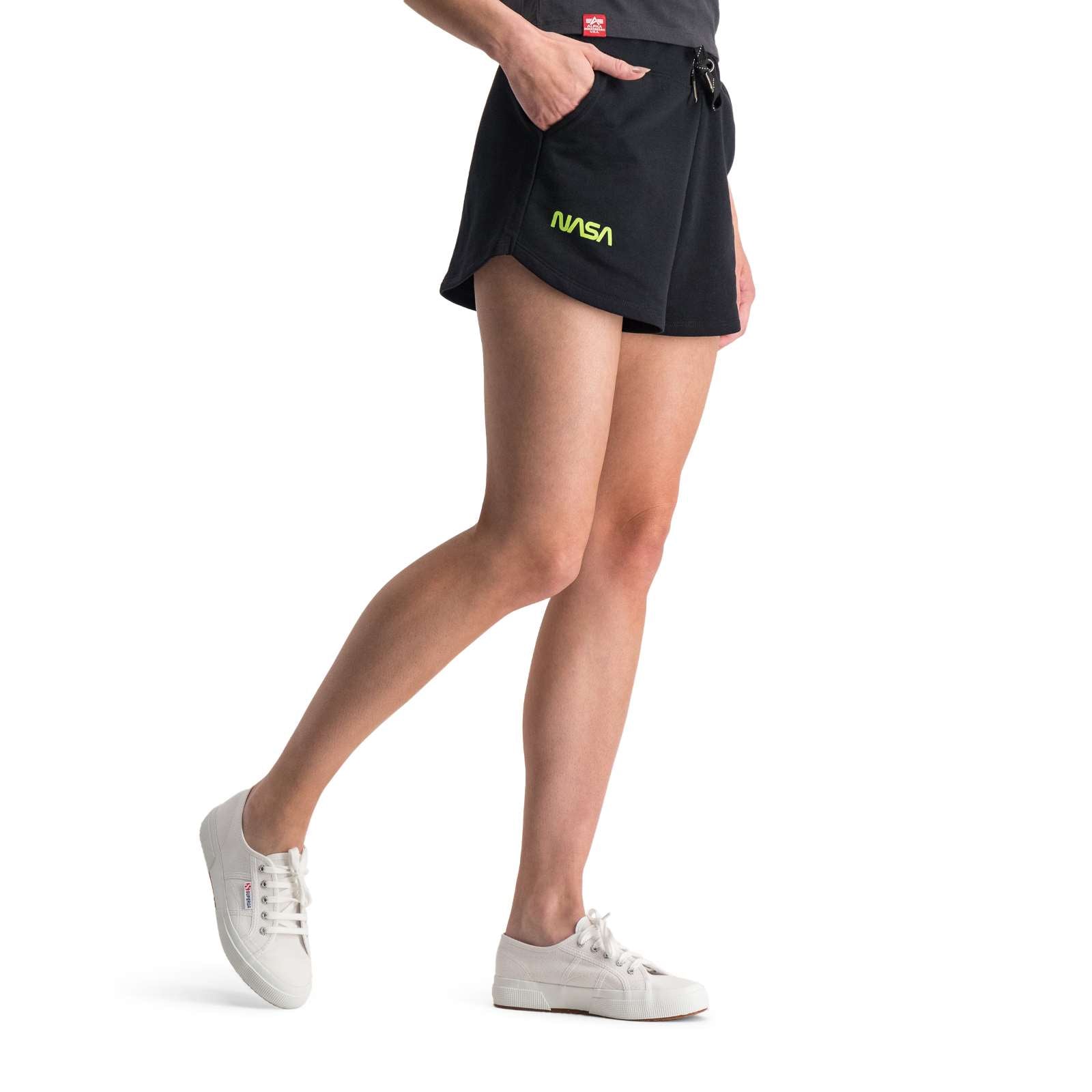 AI NEON SHORTS - Black