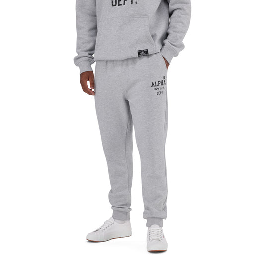 ATHLETIC DEPARTMENT TRACKPANTS - GREY MELANGE