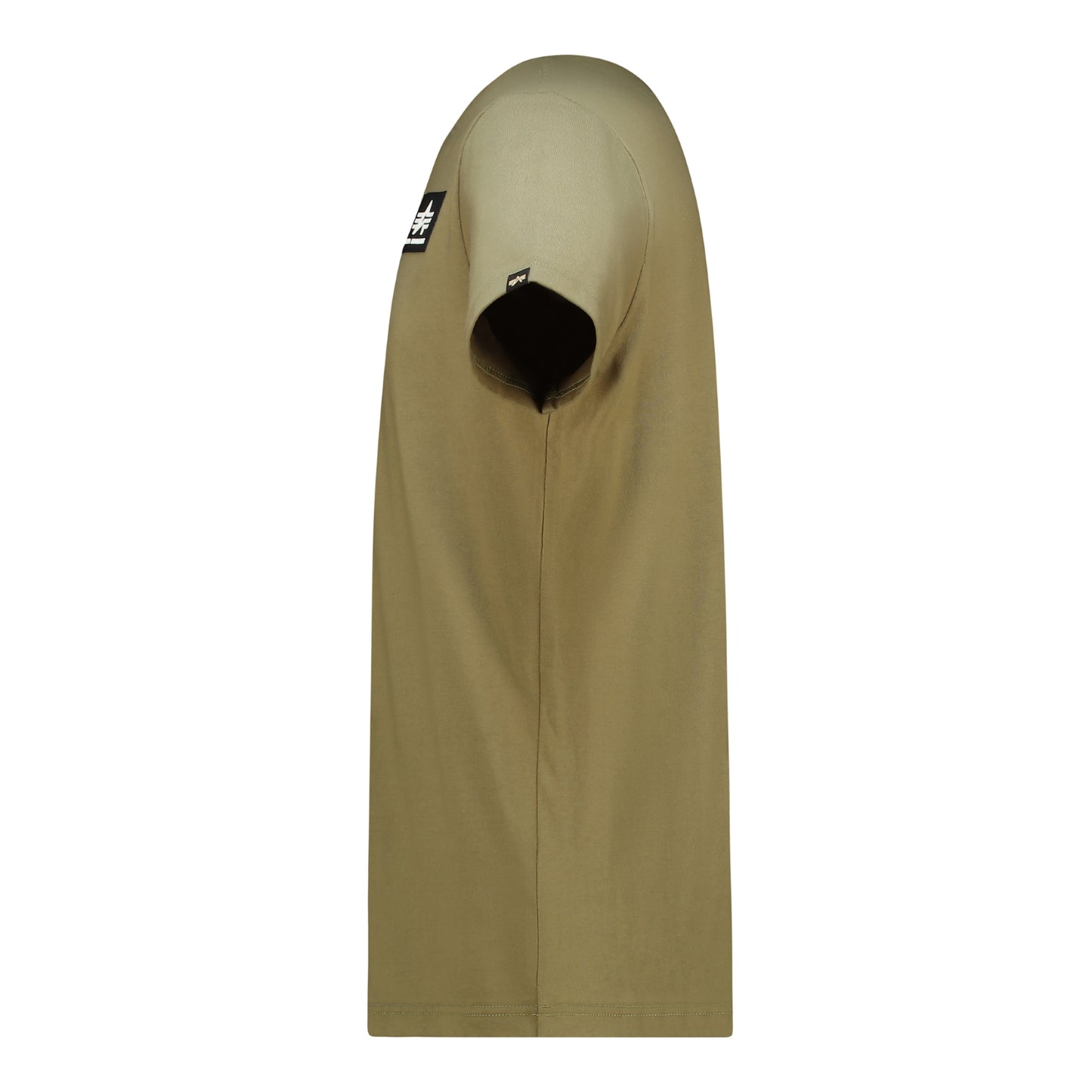 BADGE T-SHIRT - DK OLIVE