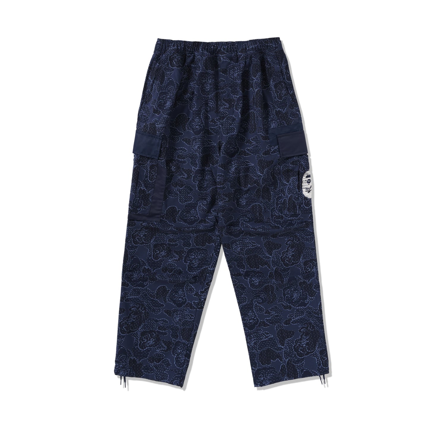 BAPE X ALPHA INDUSRIES 6-POCKET PANTS - Navy