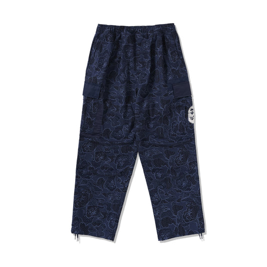 BAPE X ALPHA INDUSRIES 6-POCKET PANTS - Navy