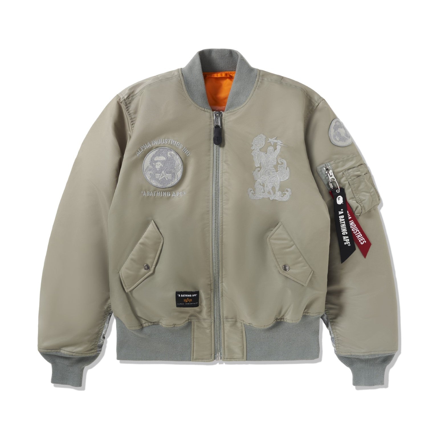 Fashion a bathing ape bomber jacket