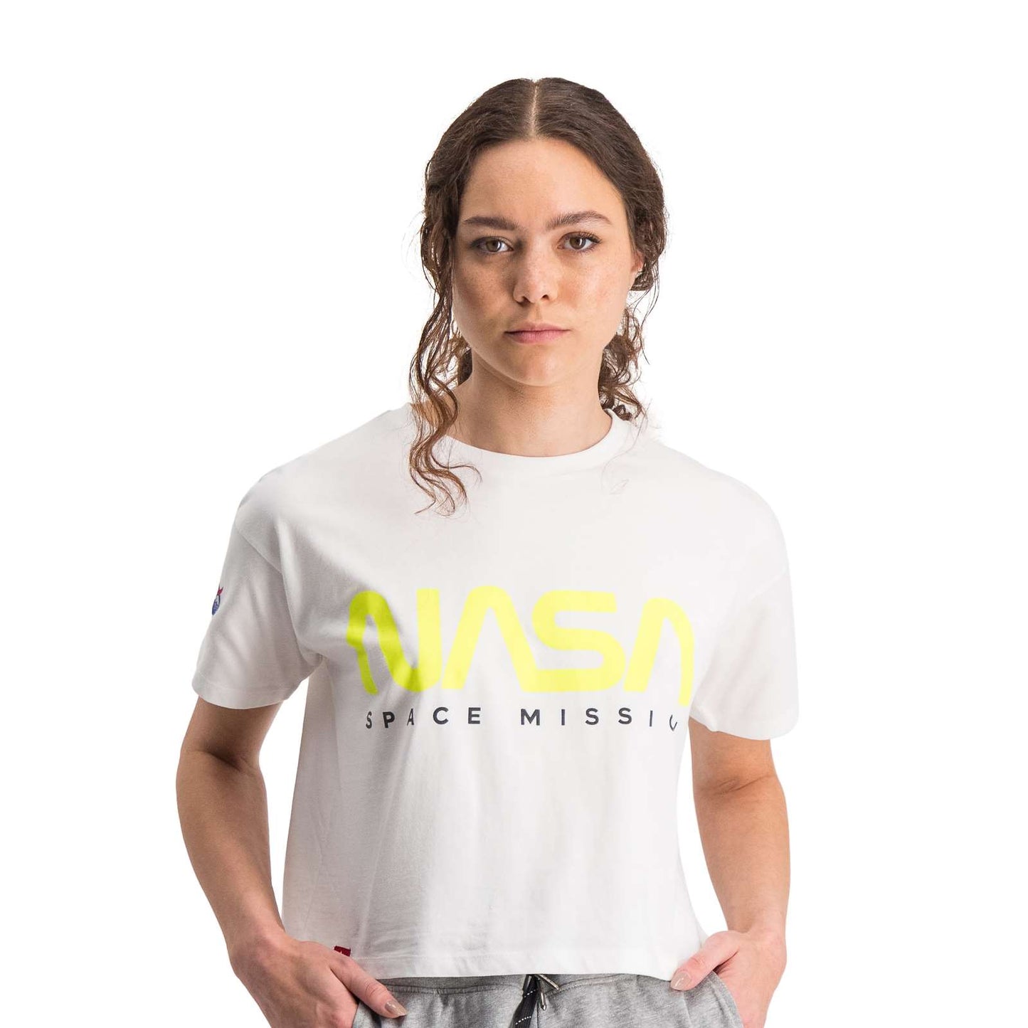 NASA CROP T WMN - White