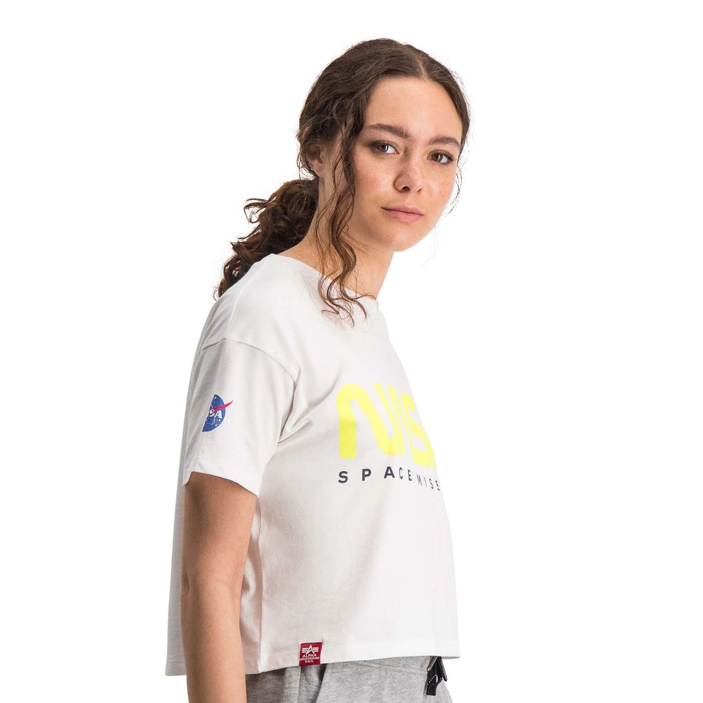 NASA CROP T WMN - White