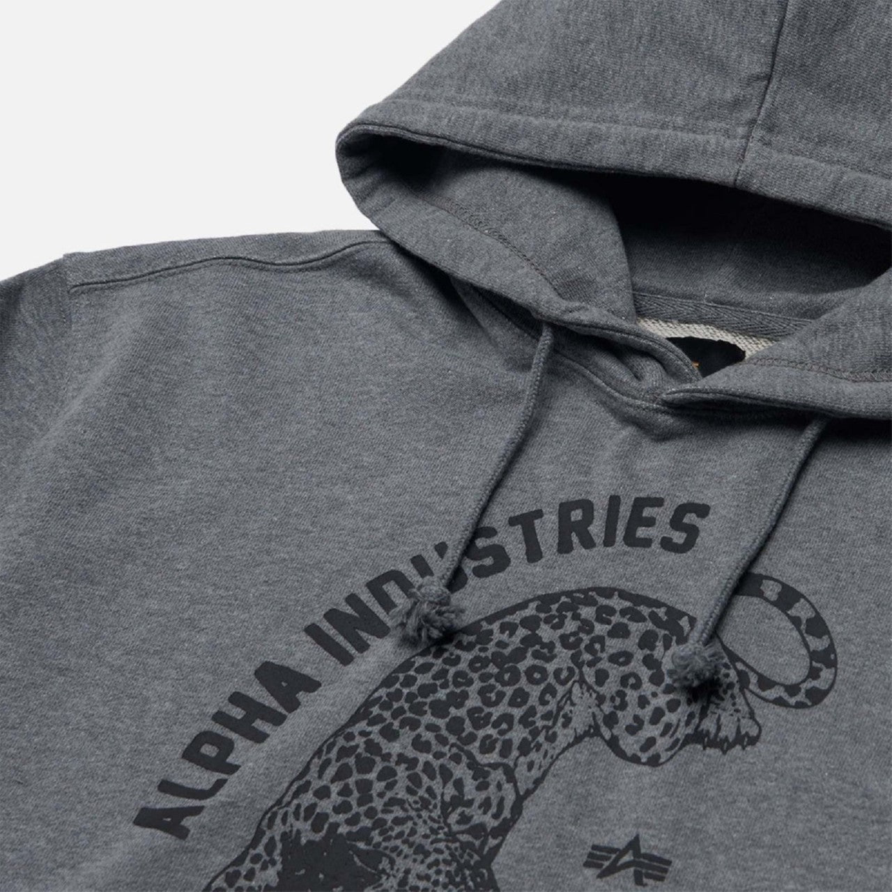 ALPHA JAGUAR HOODIE - MED CHARCOAL HEATHER