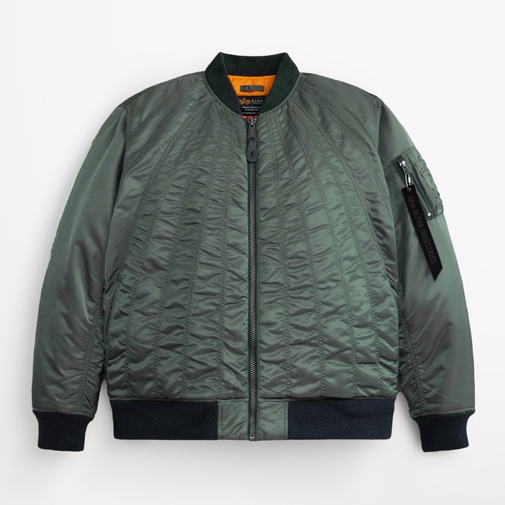 MA-1 SHIRRING FLIGHT JKT W - FIELD GRAY