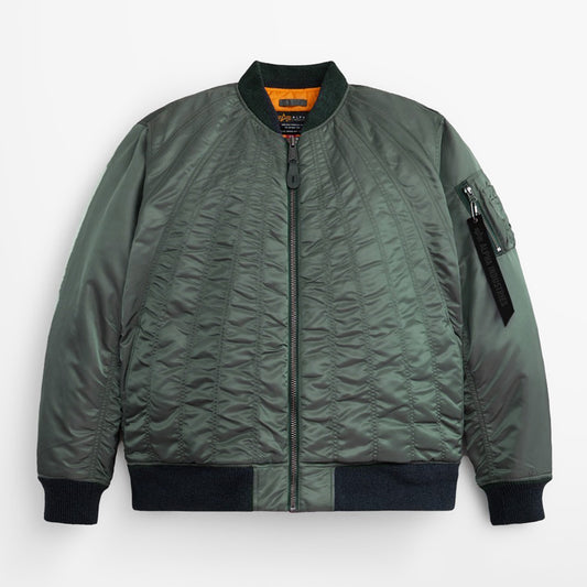 MA-1 SHIRRING FLIGHT JKT W - FIELD GRAY