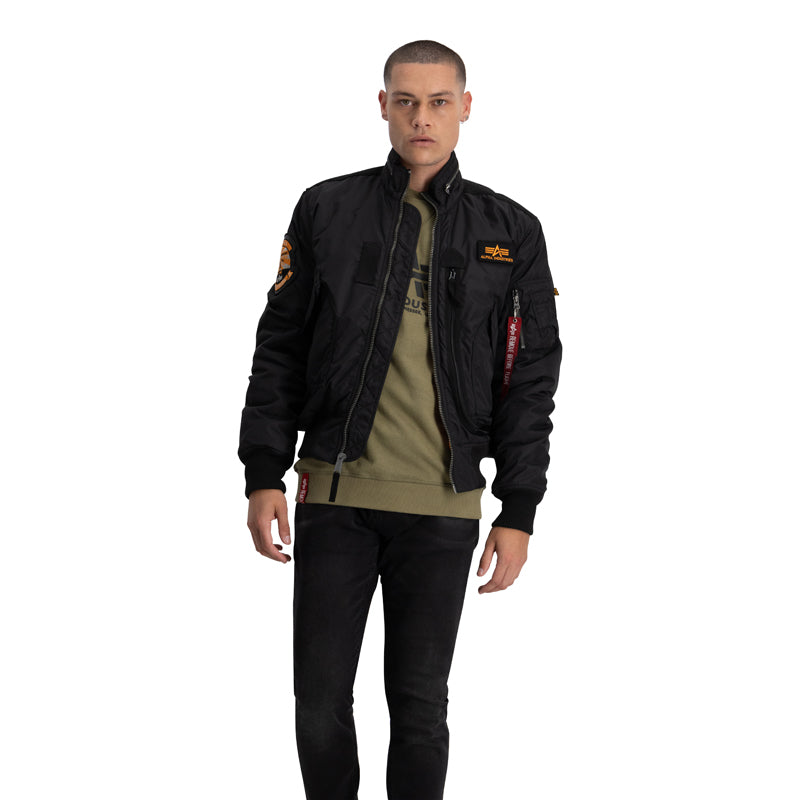 ENGINE JKT - BLACK ORANGE