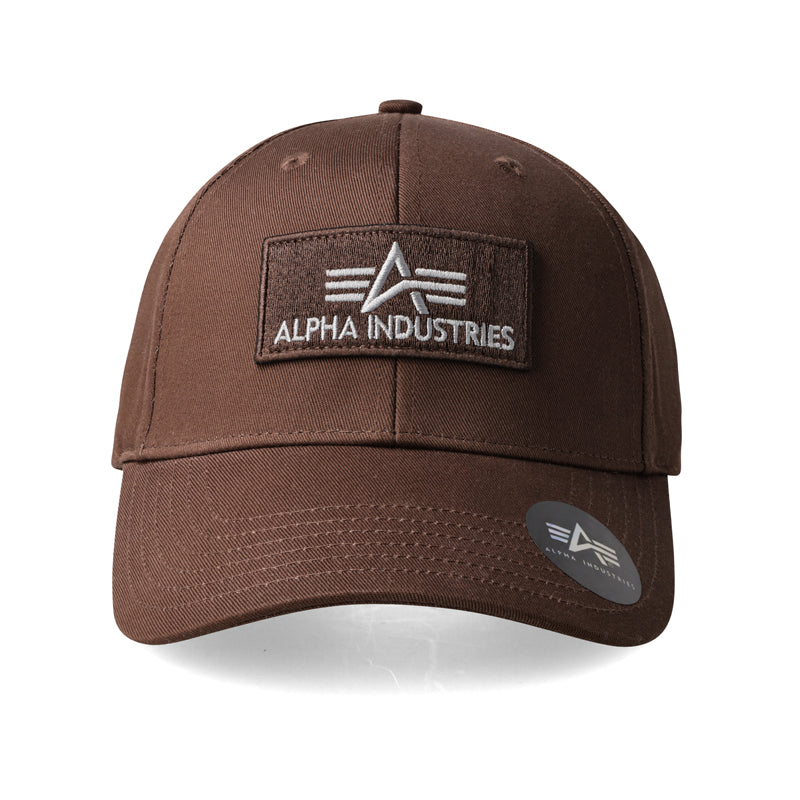 ALPHA BADGE PEAKCAP - BROWN