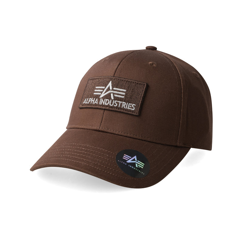 ALPHA BADGE PEAKCAP - BROWN