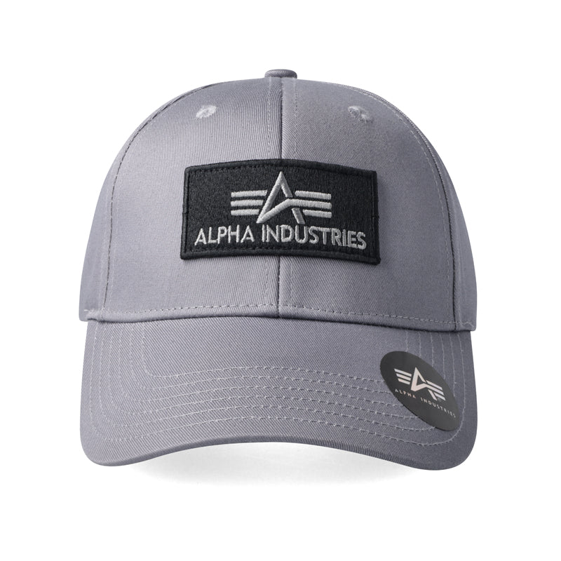 ALPHA BADGE PEAKCAP - GREY