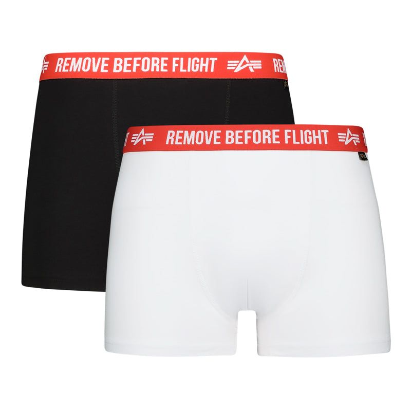 ALPHA RBF BOXER - BLACK/BLACK/WHITE