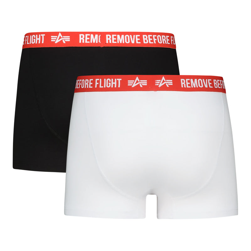 ALPHA RBF BOXER - BLACK/BLACK/WHITE