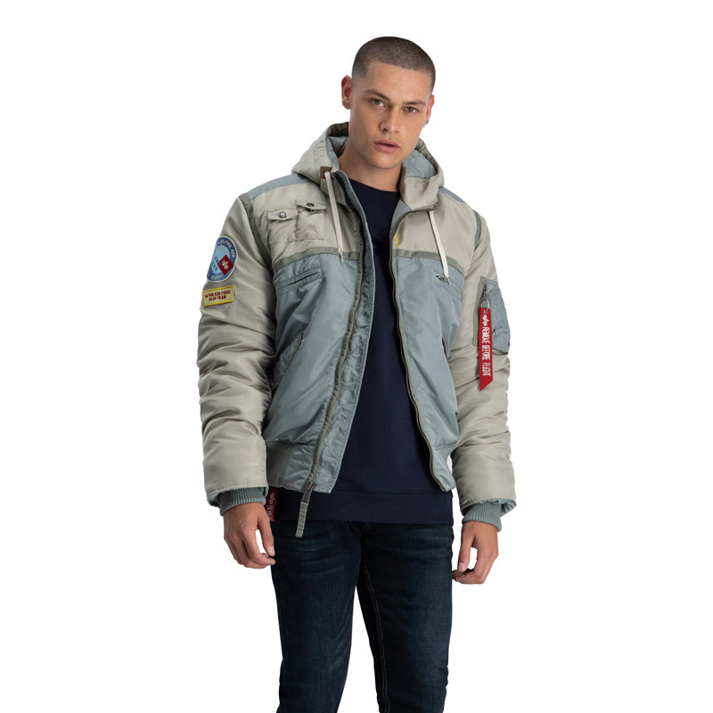 AIRTEAM JACKET - SILVER BLUE