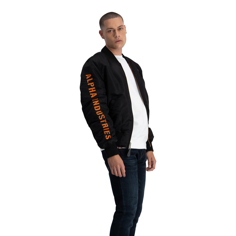 MA-1 DTEC SPECIAL EDITION JKT - BLACK ORANGE