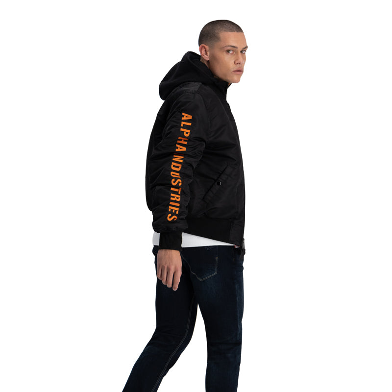 MA-1 DTEC SPECIAL EDITION JKT - BLACK ORANGE