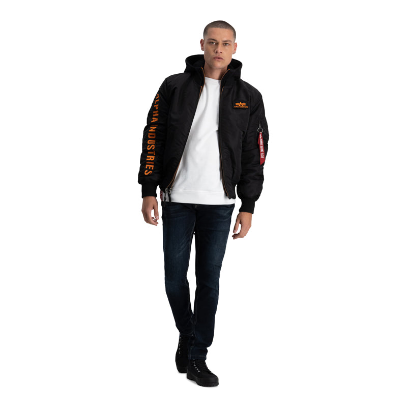 MA-1 DTEC SPECIAL EDITION JKT - BLACK ORANGE