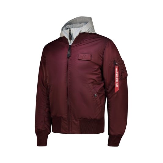 MA-1 DTEC JKT - DARK CHERRY