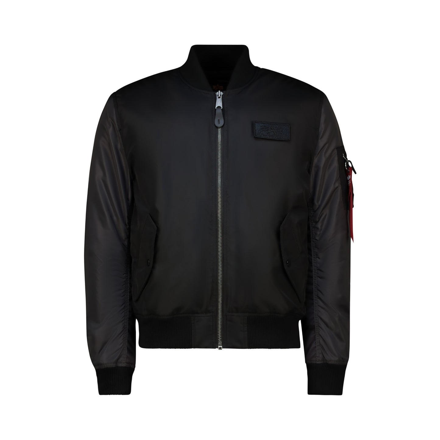 Ma-1 Camo Back Embroidery - Black