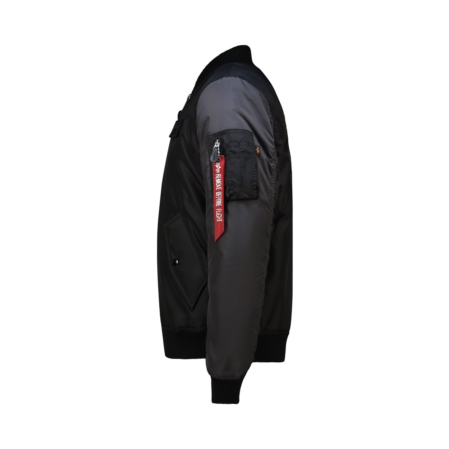 Ma-1 Camo Back Embroidery - Black