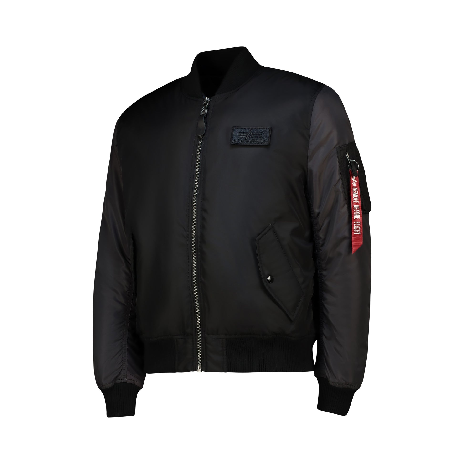 Ma-1 Camo Back Embroidery - Black