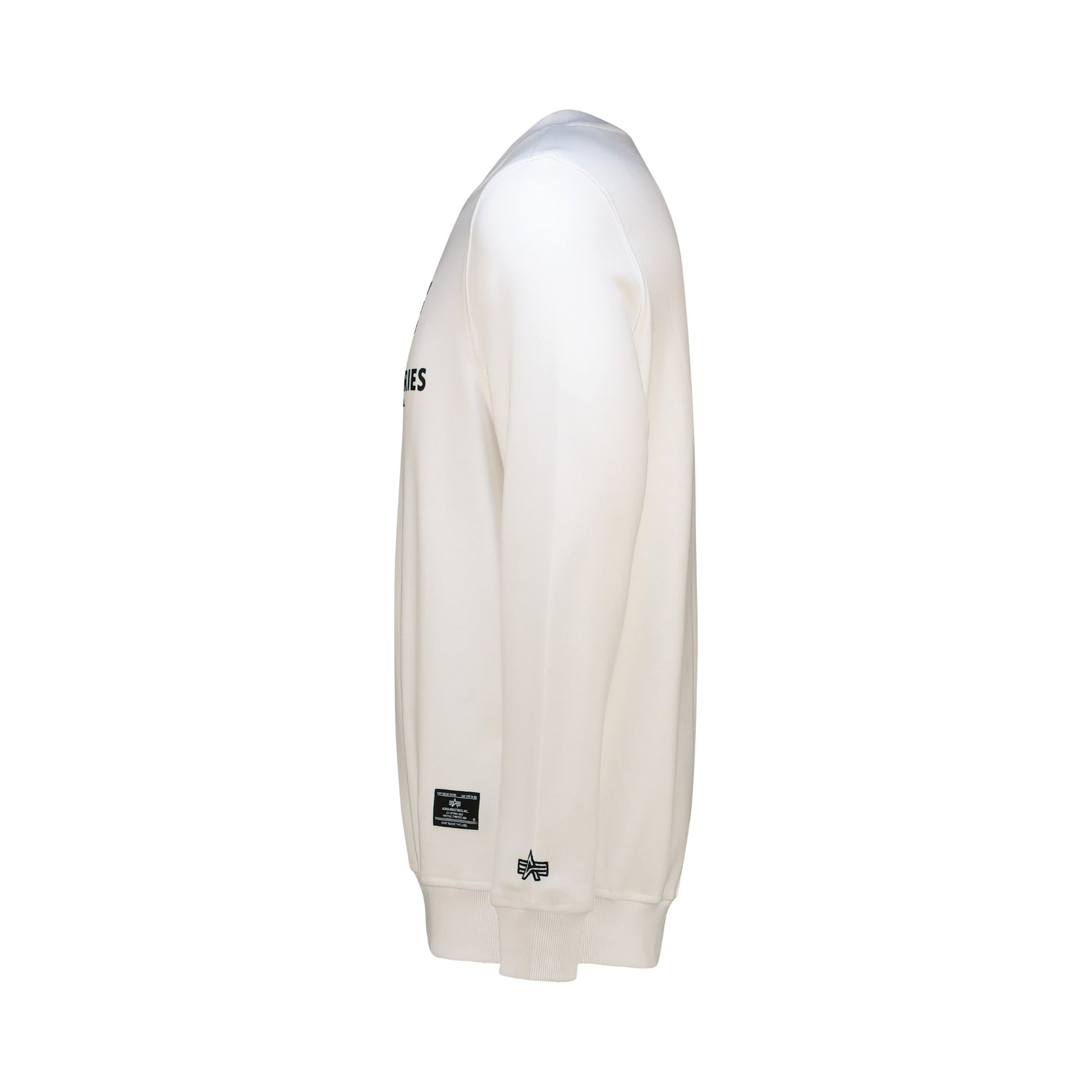 Alpha Logo Crew - White