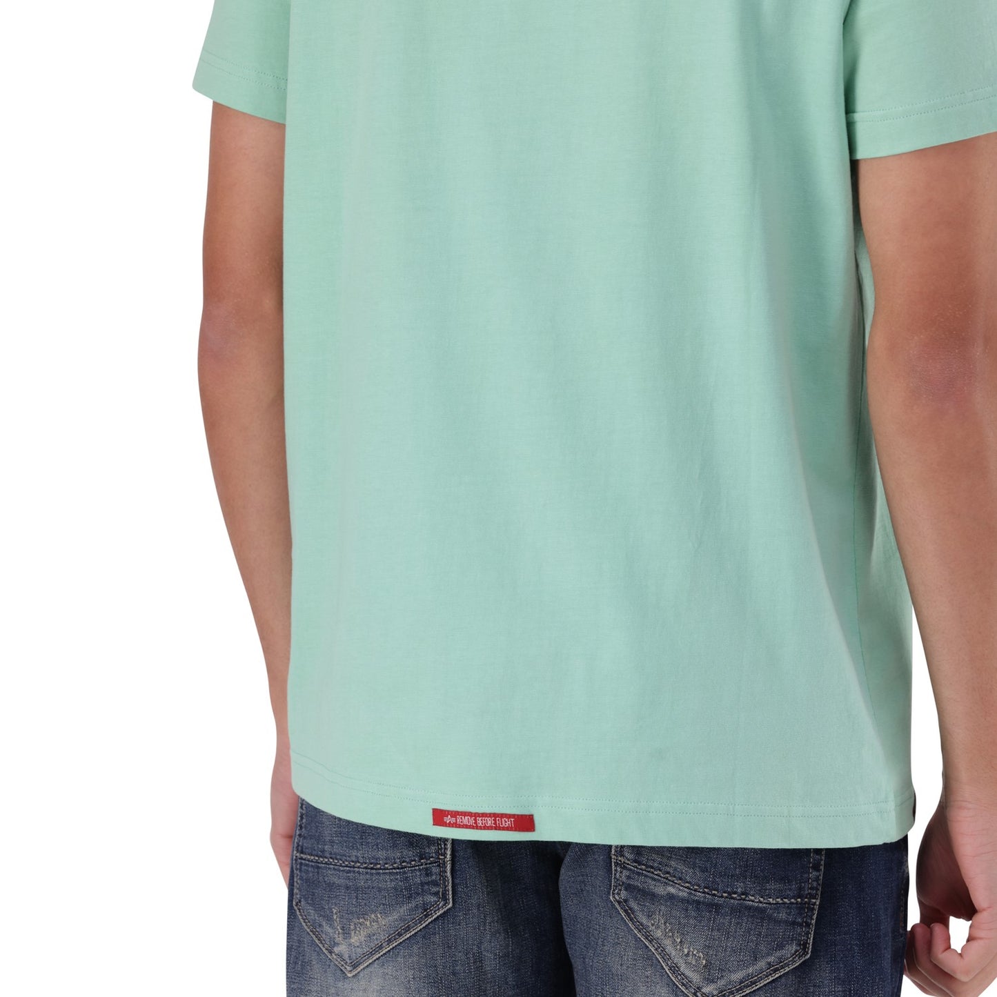 ALPHA BASIC T - DUSTY GREEN