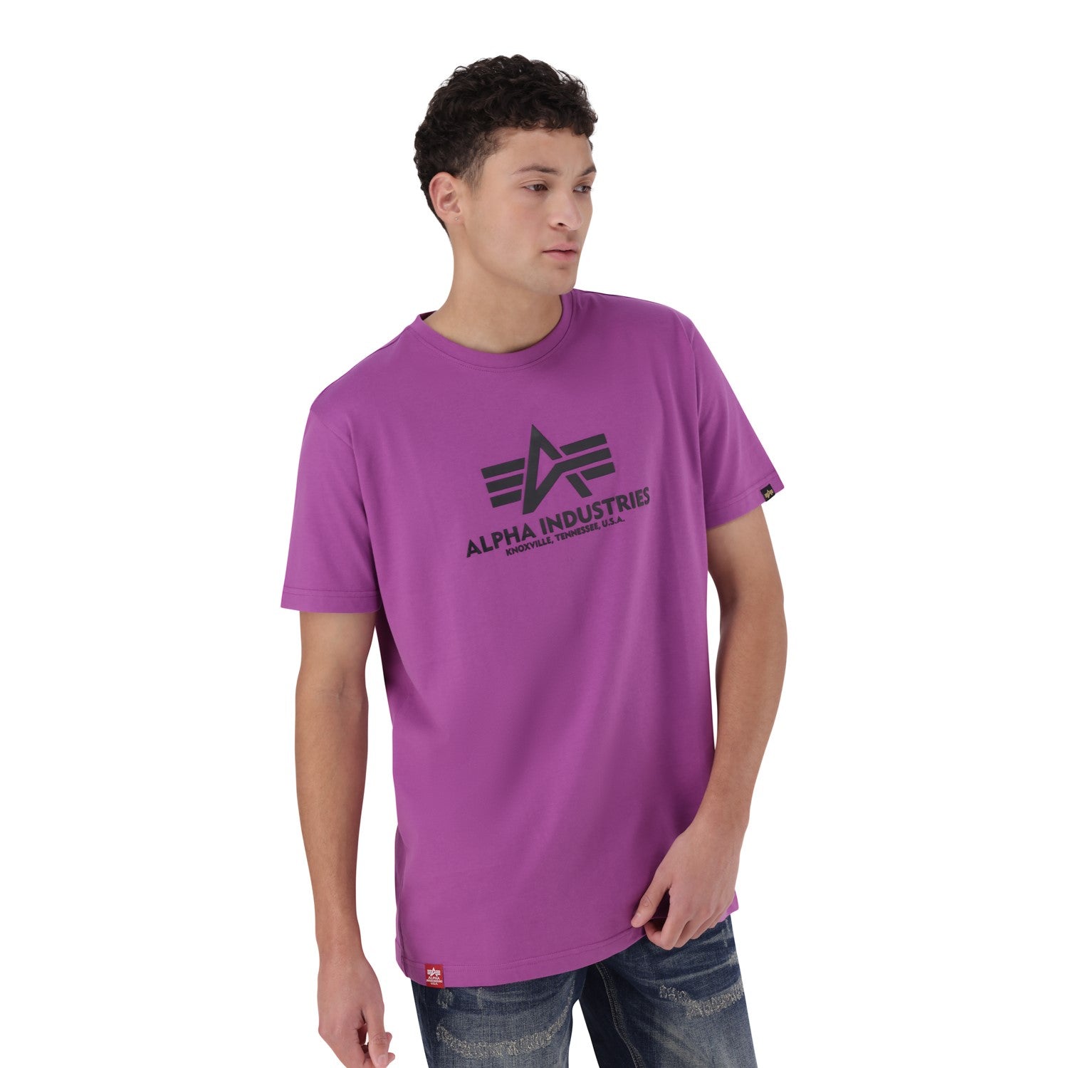 ALPHA BASIC T - DK MAGENTA