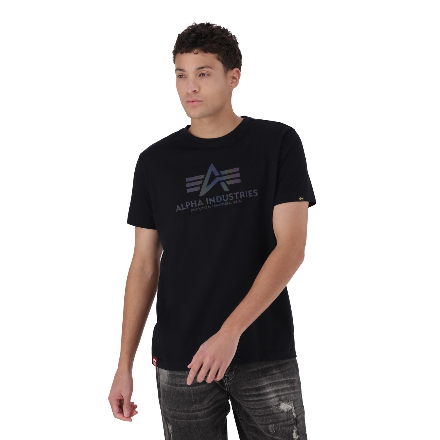 ALPHA REFLECTIVE HD T - Black