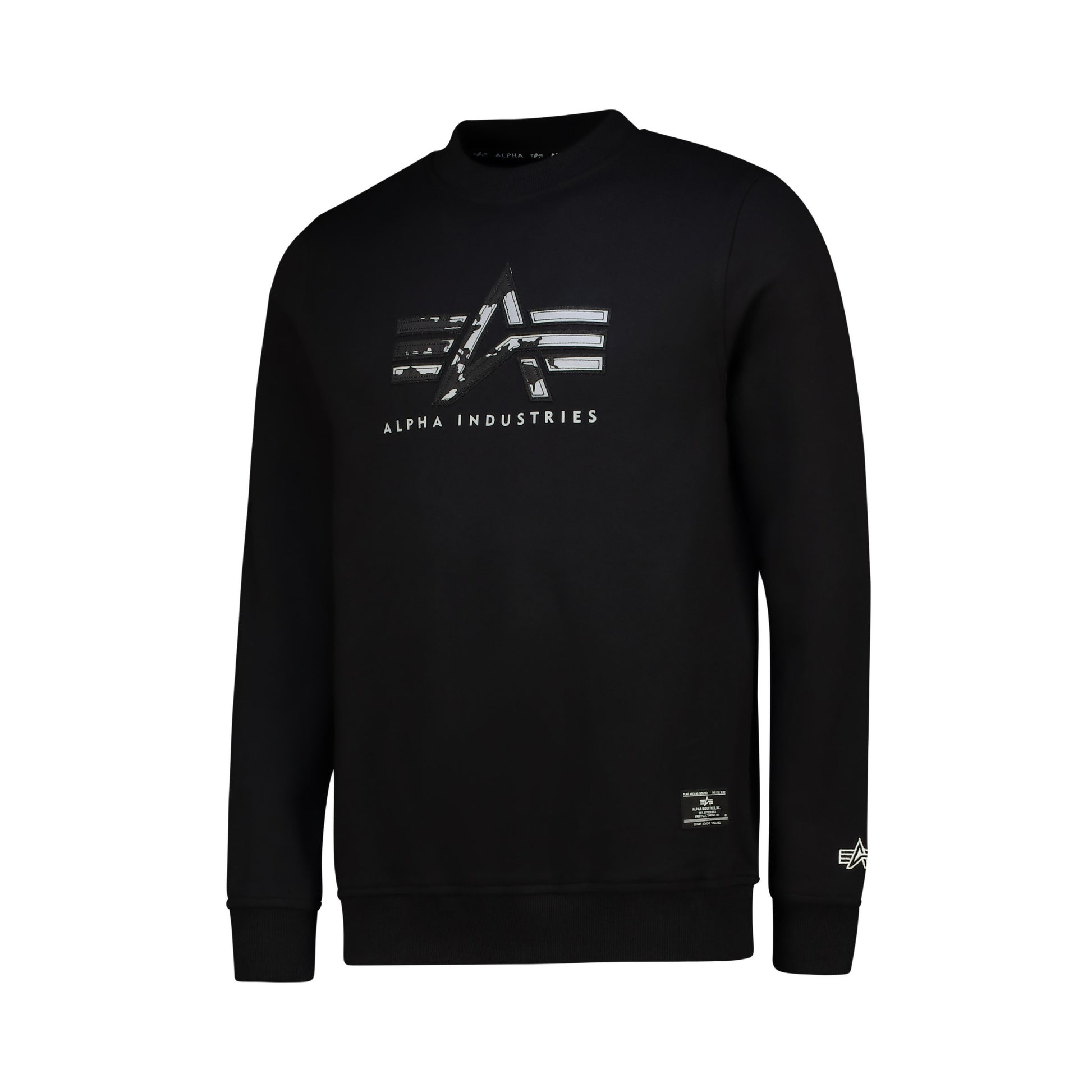 Ai Applique Crew - Black