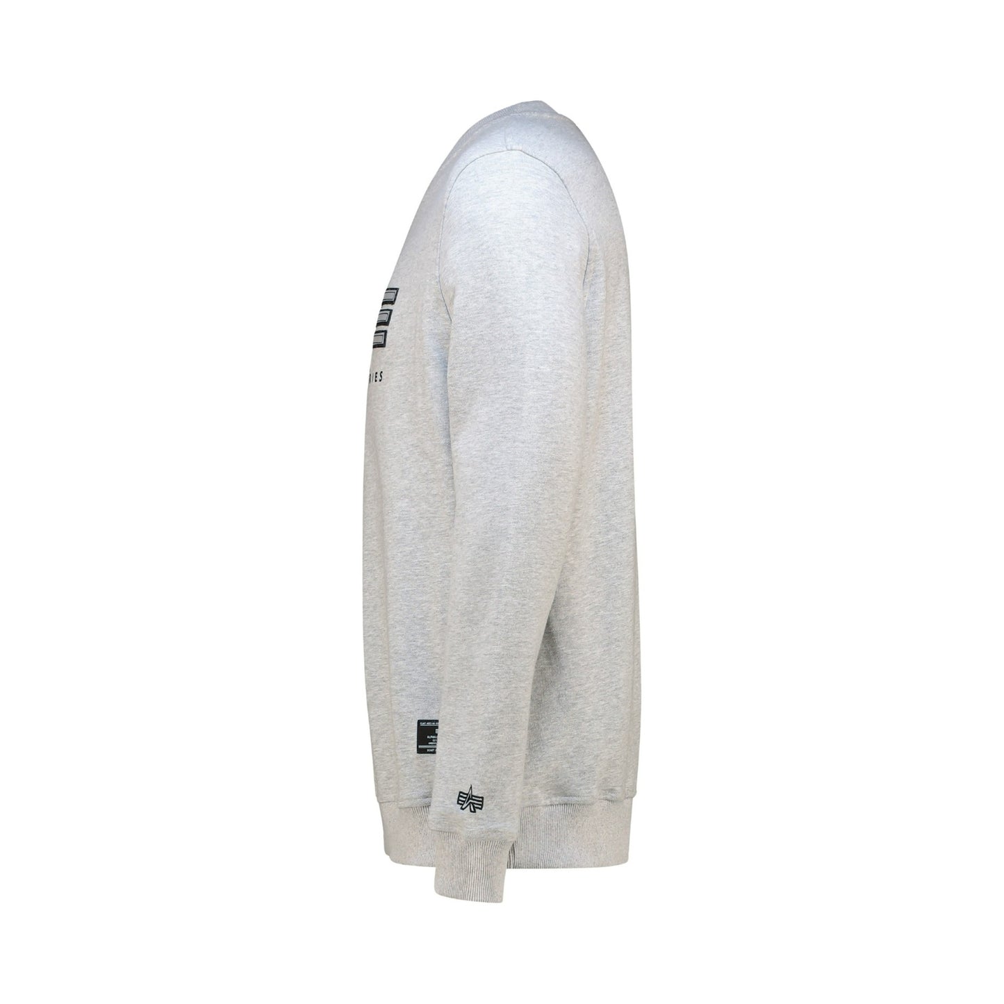 AI APPLIQUE CREW - GREY Melange
